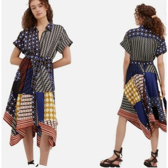 Anthropologie Maeve  Contrast Midi Shirtdress, Medium - Picture 3 of 10